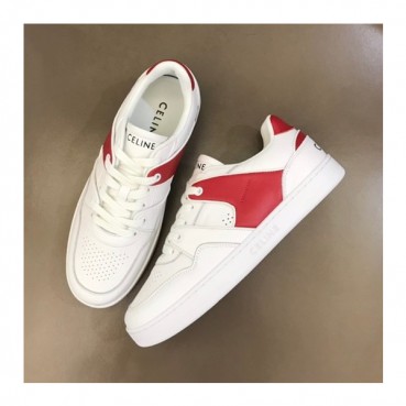 셀린느 남/녀 클래식 레드 스니커즈 - Celine Unisex Red Sneakers 