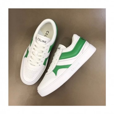 셀린느 남/녀 클래식 그린 스니커즈 - Celine Unisex Green Sneakers 
