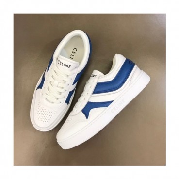 셀린느 남/녀 클래식 블루 스니커즈 - Celine Unisex Blue Sneakers 