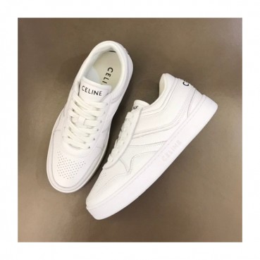 셀린느 남/녀 클래식 화이트 스니커즈 - Celine Unisex White Sneakers 