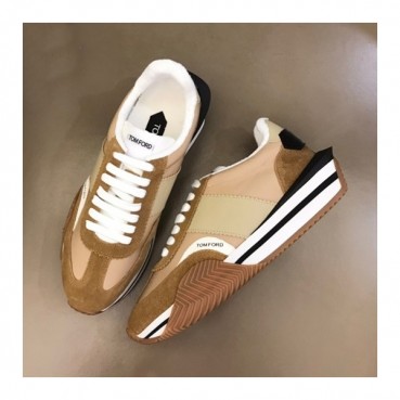 톰포드 남성 캐쥬얼 카멜 스니커즈 - Mens Camel Sneakers 