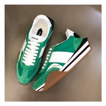 톰포드 남성 캐쥬얼 그린 스니커즈 - Mens Green Sneakers 