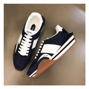 톰포드 남성 캐쥬얼 네이비 스니커즈 - Mens Navy Sneakers 