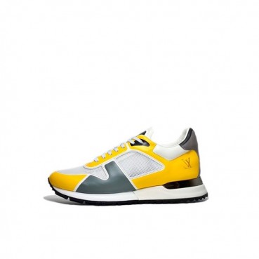 루이비통 남성 Run Away 옐로우 스니커즈 - Mens Yellow Sneakers 