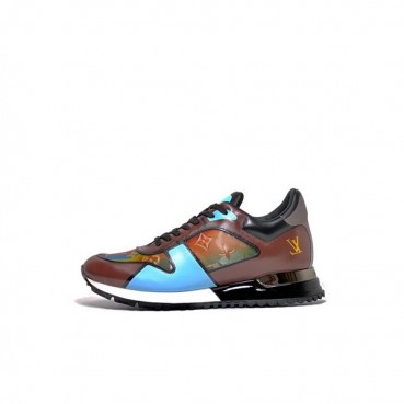 루이비통 남성 Run Away 브라운 스니커즈 - Mens Brown Sneakers 
