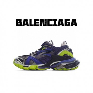 발렌시아가 남/녀 Track 블루 스니커즈 - Unisex Blue Sneakers 