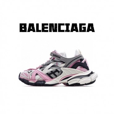 발렌시아가 남/녀 Track 핑크 스니커즈 - Unisex Pink Sneakers 