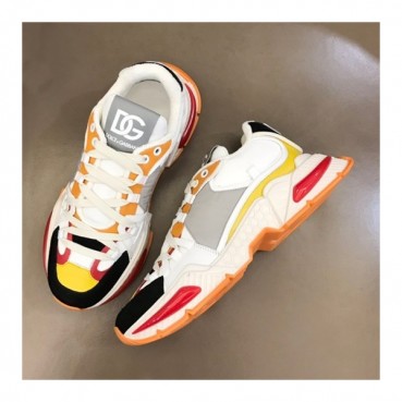 돌체앤가바나 남성 클래식 오렌지 스니커즈 - Mens Orange Sneakers 