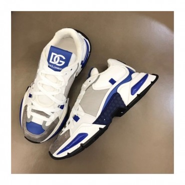 돌체앤가바나 남성 클래식 블루 스니커즈 - Mens Blue Sneakers 