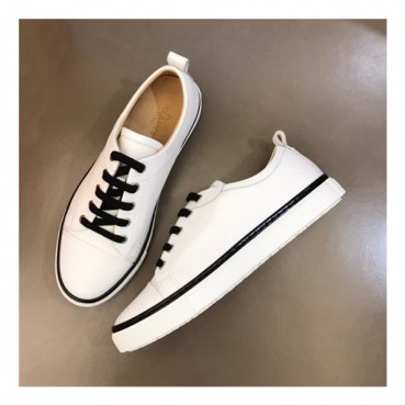 에르메스 남성 클래식 화이트 스니커즈 - Mens White Sneakers 