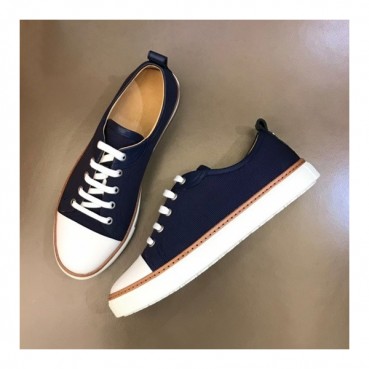 에르메스 남성 클래식 네이비 스니커즈 - Mens Navy Sneakers 
