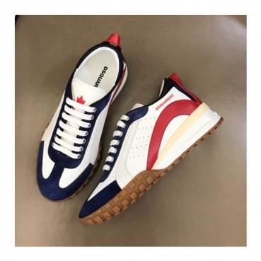 디스퀘어드 남성 트렌디 레드 스니커즈 - Mens Red Sneakers 