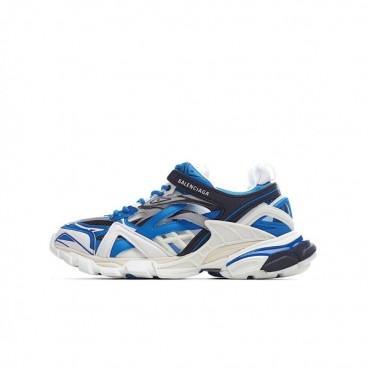 발렌시아가 남/녀 Track 블루 스니커즈 - Unisex Blue Sneakers 