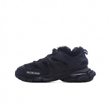 발렌시아가 남/녀 Track 블랙 스니커즈 - Unisex Black Sneakers 