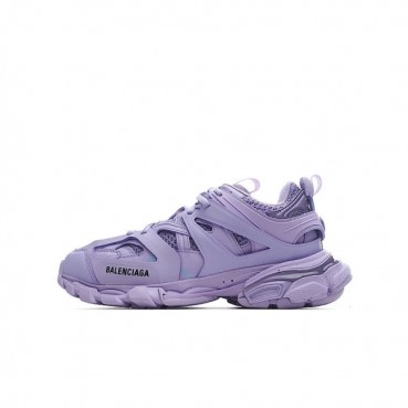 발렌시아가 남/녀 Trainer 퍼플 스니커즈 - Unisex Purple Sneakers 