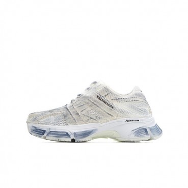 발렌시아가 남/녀 Trainer 아이보리 스니커즈 - Unisex Ivory Sneakers 