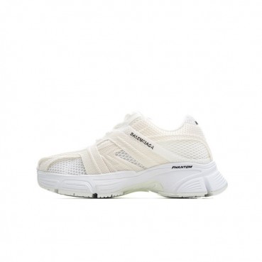 발렌시아가 남/녀 Trainer 아이보리 스니커즈 - Unisex Ivory Sneakers 