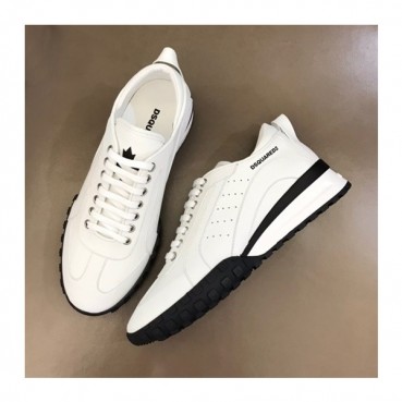 디스퀘어드 남성 트렌디 화이트 스니커즈 - Mens White Sneakers 