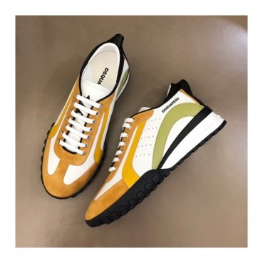 디스퀘어드 남성 트렌디 카멜 스니커즈 - Mens Camel Sneakers 