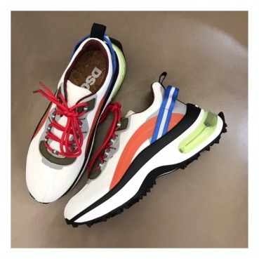 디스퀘어드 남성 트렌디 오렌지 스니커즈 - Mens Orange Sneakers 