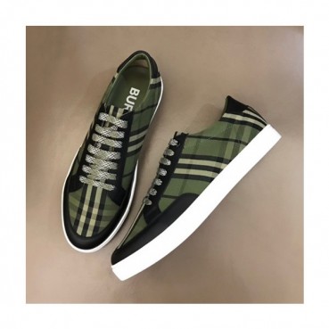 버버리 남성 빈티지 그린 스니커즈 - Mens Green Sneakers 