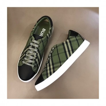 버버리 남성 빈티지 그린 스니커즈 - Mens Green Sneakers 