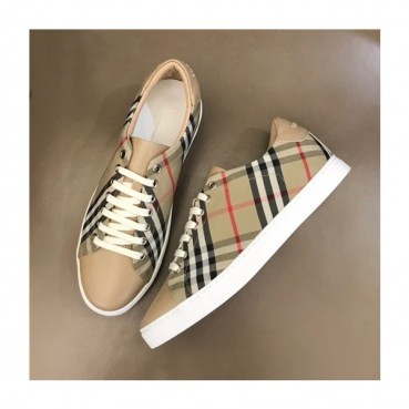 버버리 남성 빈티지 카멜 스니커즈 - Mens Camel Sneakers 