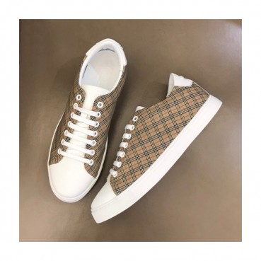 버버리 남성 빈티지 카멜 스니커즈 - Mens Camel Sneakers 