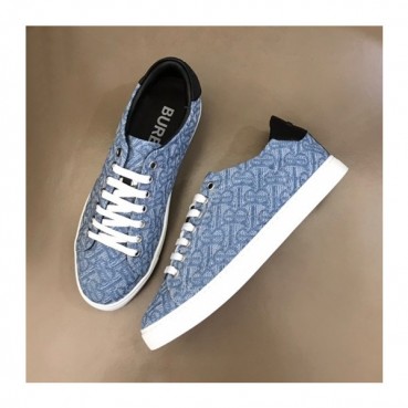 버버리 남성 빈티지 블루 스니커즈 - Mens Blue Sneakers 