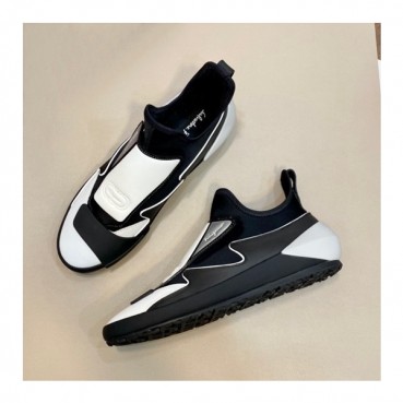 페라가모 남성 Gancini 블랙 스니커즈 - Mens Black Sneakers 