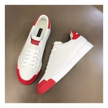 돌체앤가바나 남성 클래식 레드 스니커즈 - Mens Red Sneakers 