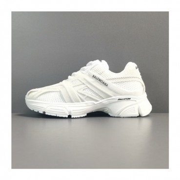 발렌시아가 남/녀 Trainer 화이트 스니커즈 - Unisex White Sneakers 