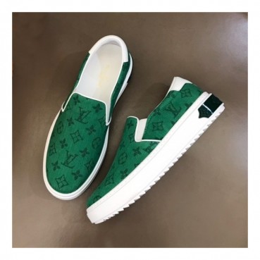 루이비통 남성 Time out 그린 스니커즈 - Mens Green Sneakers 