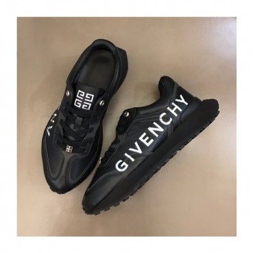 지방시 남성 이니셜 블랙 스니커즈 - Mens Black Sneakers 