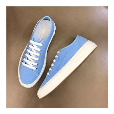 페라가모 남성 모던 블루 스니커즈 - Mens Blue Sneakers 