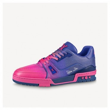 루이비통 남성 Trainer 핑크 스니커즈 - Mens Pink Sneakers 