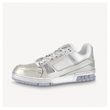 루이비통 남성 Trainer 실버 스니커즈 - Mens Silver Sneakers 