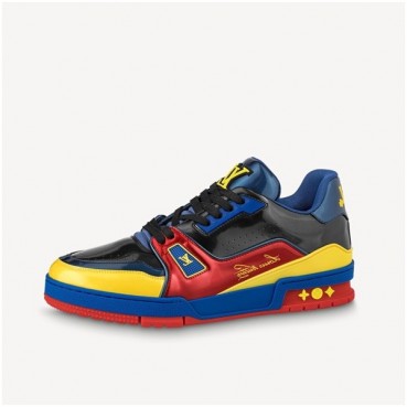 루이비통 남성 Trainer 블랙 스니커즈 - Mens Black Sneakers 