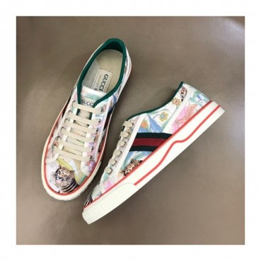 구찌 남/녀 테니스 블루 스니커즈- Unisex Blue Sneakers 