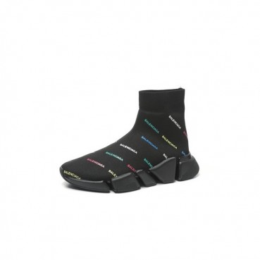 발렌시아가 남/녀 클래식 블랙 스니커즈 - Unisex Black Sneakers 