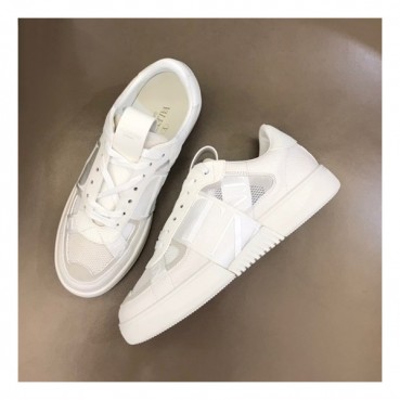 발렌티노 남/녀 트렌디 화이트 스니커즈 - Unisex White Sneakers 