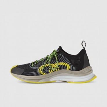 구찌 남성 트렌디 블랙 스니커즈 - Mens Black Sneakers 
