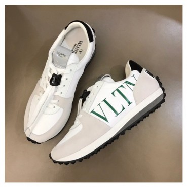 발렌티노 남성 트렌디 화이트 스니커즈 - Mens White Sneakers 