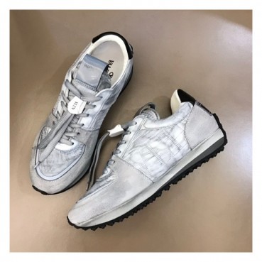 발렌티노 남성 트렌디 그레이 스니커즈 - Mens Gray Sneakers 