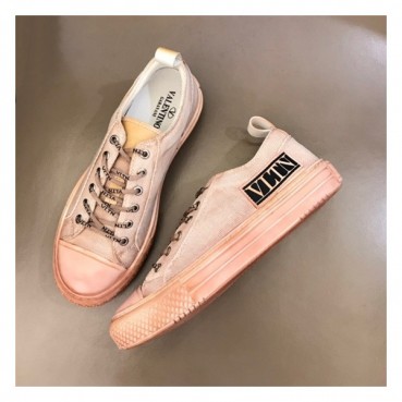 발렌티노 남성 트렌디 핑크 스니커즈 - Mens Pink Sneakers 