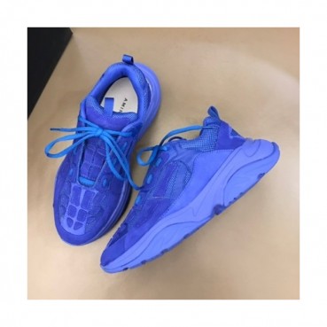 아미리 남/녀 캐쥬얼 레더 스니커즈 - Amiri Unisex Casual Leather Sneakers Ami0324x Blue