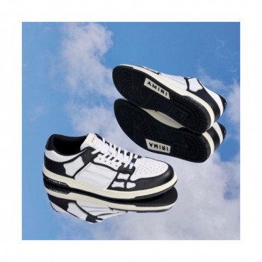 아미리 남/녀 캐쥬얼 레더 로우탑 스니커즈 - Amiri Mm/Wm Casual Leather Low