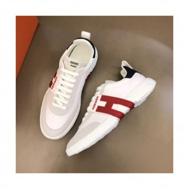 에르메스  남성 모던 레더 스니커즈 Size(240-275) 그레이 