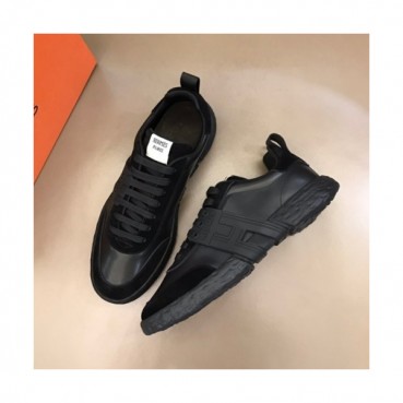 에르메스  남성 모던 레더 스니커즈 Size(240-275) 블랙 
