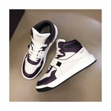 발렌티노  남성 캐쥬얼 레더 하이탑 스니커즈 Size(240-275) 화이트 